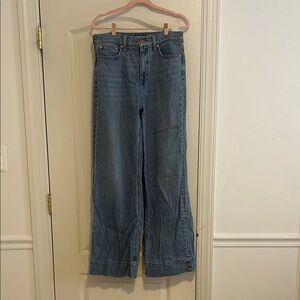 J. Crew Classic Blue Wide Leg Jeans